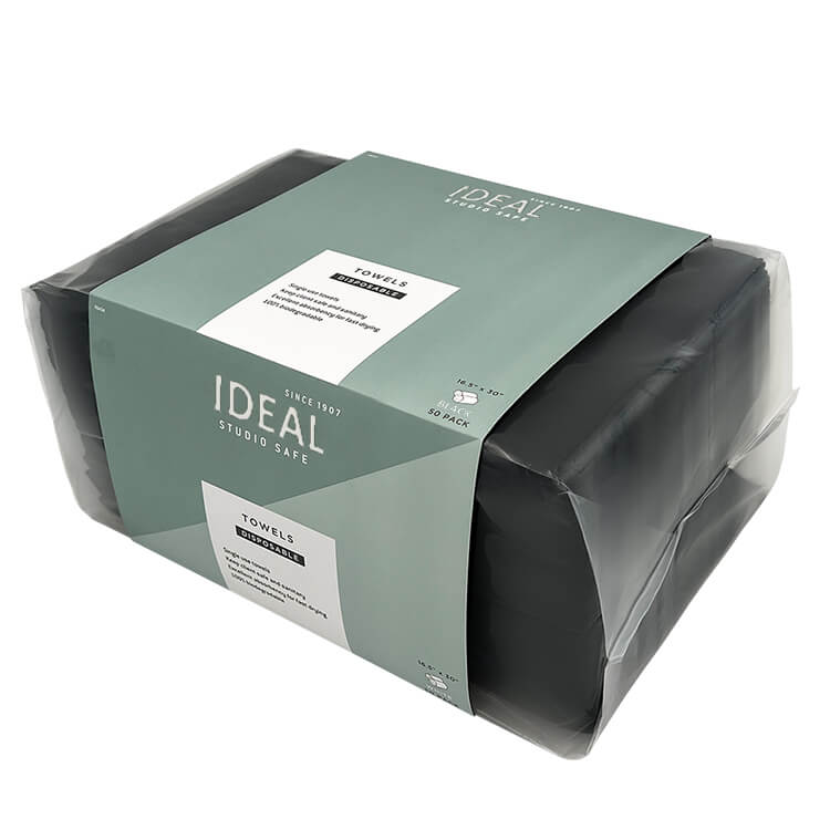Disposable-Towels-PE-Bag-with-Paper-Tapes